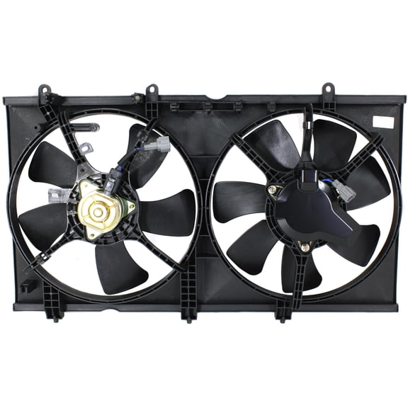 Cooling Fan Assembly Compatible with MITSUBISHI LANCER 2003-2006 Dual Fan Type 2.0L Engine