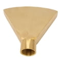thumbnail image 3 of Fan Shaped Fountain Nozzle G1 Inch Brass Flat Head Spray Nozzle Fountain Sprinkler Head for Garden Pool Pond Landscaping, 3 of 5