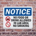thumbnail image 4 of (2 Pack) No Food Or Drink Allowed In OSHA Notice Sign 18 Inch X 12 Inch Indoor / Outdoor Rust-Free Aluminum Metal Signs for Workplace, Workshop, and Construction Site, Made in the USA, 4 of 8