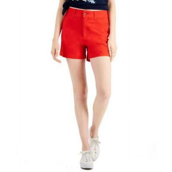 MSRP $40 Style & Co High-Rise Shorts Red Size 6