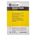 thumbnail image 2 of Niche Brake Pad Set for Kawasaki Z400 Organic Motorcycle 519-KPA2530D, 2 of 5
