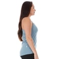 thumbnail image 3 of Woolverino - Women's Merino Wool Microweight Racerback Tank Top - Slate Blue - X-Large, 3 of 5