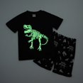 thumbnail image 3 of Hiijoy Toddler Boys Dinosaur Outfits Summer Casual Short Sleeve T-Shirt & Shorts Set, Sizes 2-8, 3 of 4
