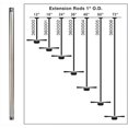 thumbnail image 1 of Kichler Decorative Fans 360002SNB Accessory 24 in. Fan Down Rod in Satin Natural Bronze, 1 of 1