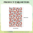 thumbnail image 4 of Lsque Strawberries Premium Golf Towel - Ultra Absorbent and Quick Drying Microfiber Towel with Carabiner - Gift for Men -24" X 16", 4 of 8