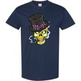 thumbnail image 3 of Inktastic Mardi Gras Skull with Cigar T-Shirt, 3 of 5