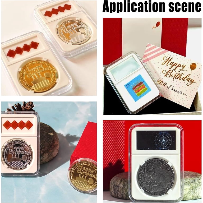 15Sets Acrylic Coin Slab Holder 1.6 inch Inner Diameter White Coin Slab Display Holder with Clear Rectangle Box Graded Coin Slabs - Walmart.com 15Sets Acrylic Coin Slab Holder 1.6 inch Inner Diameter White Coin Slab Display Holder with Clear Rectangle Box Graded Coin Slabs - Walmart.com
