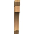 thumbnail image 2 of Ekena Millwork 6"W x 42"D x 42"H Westlake Slat Rough Sawn Bracket, Western Red Cedar, 2 of 4