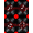 Black Red White, Pattern 1, variant on ODIKA 8'x10' Washable Area Rug Music Glossy Note Grooved Disc Round Scattered Musical Movie for Living Room, Under Sectional, Family , Durable, Non-Slip