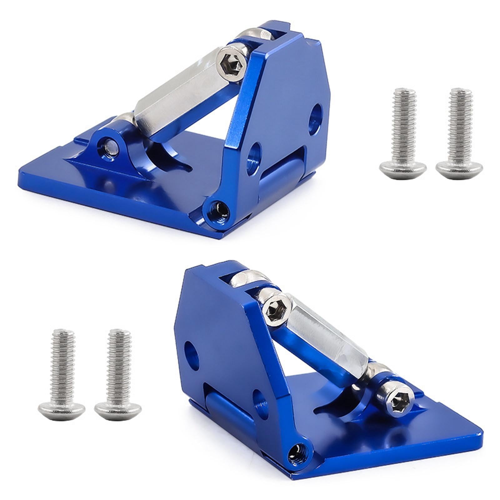 2 Pieces Adjustable Trim Tabs Catamaran Hull Balance Aluminum Alloy Blue Upgrade for 1/10 Spartan DCB M41 Boats