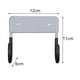 thumbnail image 4 of Percha de pared para planchar, para montar, organizador, ganchos para ropa, almacenamiento extraíble, pequeño gris, 4 of 4