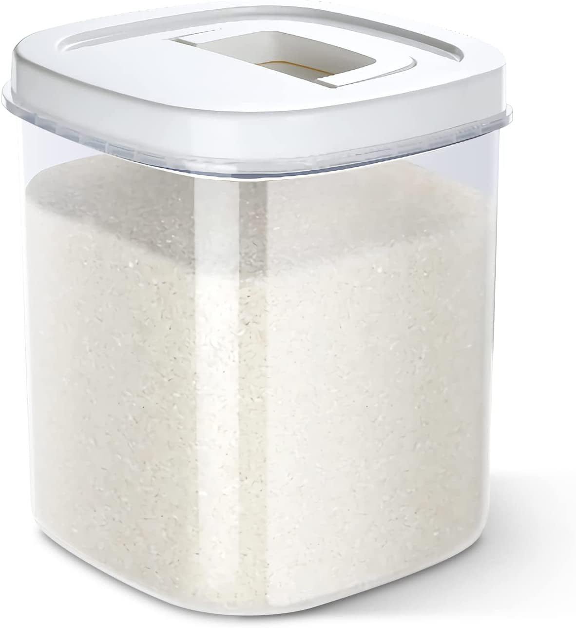 Extra Large Flour and Sugar Containers - 2 Pack 20 Lbs + 10 Lbs