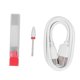 thumbnail image 5 of 2 in 1 Nail Polisher Pen with Nail Curing Light 35000rpm Glue Removal Rechargeable Electric Nail Drill Machine Silver, 5 of 5