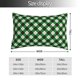 thumbnail image 2 of Balery Green Argyle Plaid Funda de Cojín Estampada, Regalos para Mujeres, Regalos de Amor para Ella, Regalos para Novia o Esposa, Funda de Almohada-20"x30", 2 of 6