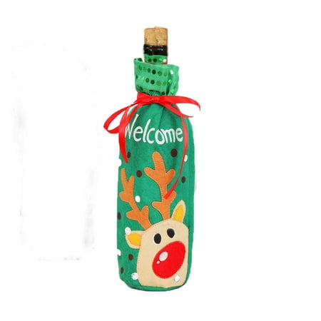 

Christmas Red Wine Bottle Storage Bag Christmas Dinner Decoration Party Party Gift