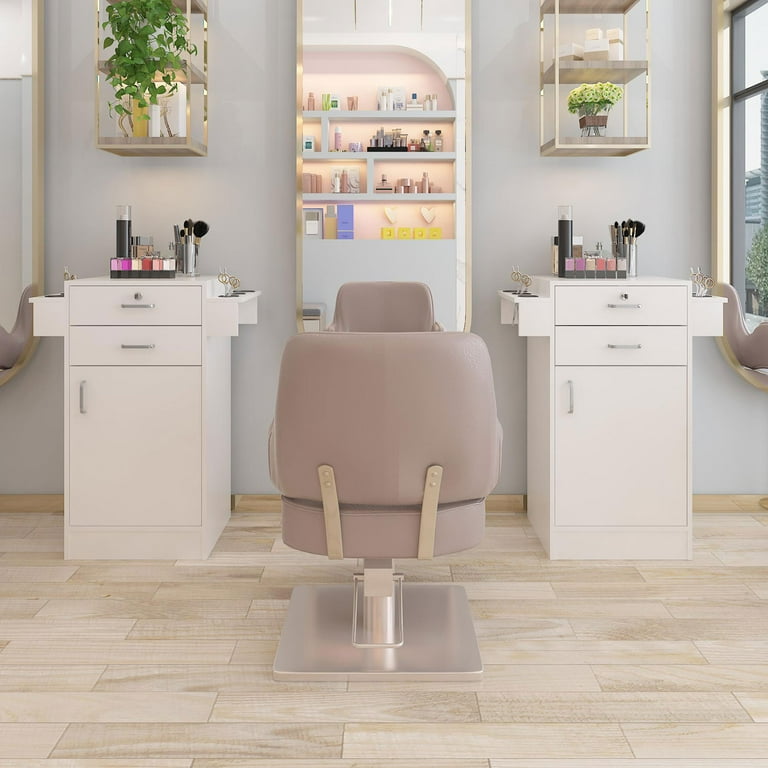 Hironpal Barber Styling Storage Hairdresser Salon Station with