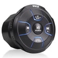 thumbnail image 1 of Pyle Controlador de audio inalámbrico Bluetooth amplificado – Botón multimedia Bluetooth de 800 vatios, receptor marino impermeable control remoto con AUX, soporte para coche, camión, barco, vehículos, 1 of 5