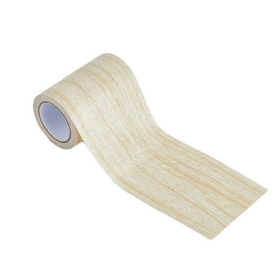 Self Adhesive Wood Grain Repair Patch 3inchx15feet Wood Grain Tapes Durable Multi-Use Adhesive Patch Wood Colored Stickers Upholstery Wood Duct Tape for Doors Floor Furniture for diy
