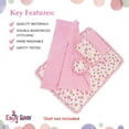 thumbnail image 3 of Emily Rose 5-Piece Floral Doll Bed Bedding Set, 3 of 7