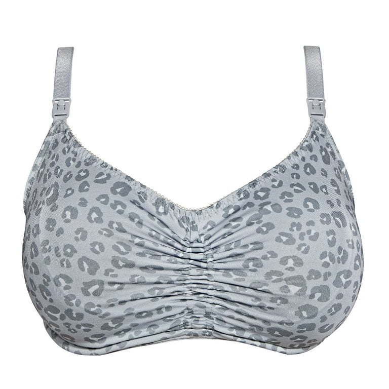 Royce Blossom Adjustable Size Maternity/Nursing Softcup Bra (1456),32  G/GG/H,Leopard Print at  Women's Clothing store