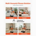 thumbnail image 4 of BENTISM Vibration Plate Platform Full Body Exercise Fitness Trainer Machine, 4 of 8