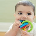 thumbnail image 4 of Dr. Brown's Learning Loop Multi-Texture Baby Teether Rings, 100% Silicone, 3 Months+, 1-Pack, 4 of 16