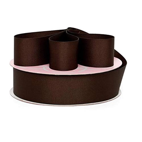 Brown Grosgrain Ribbon 1 1/2" X 50 Yards