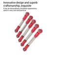 thumbnail image 3 of 5 Pieces 1/10 Scale RC Car Steering Linkages Model Modification Accessories Vehicle Pull Rods Toy Repair Upgrade Modified Replacement for JLB JR Red, 3 of 8
