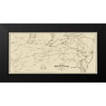 thumbnail image 2 of McLaughlin 14x9 Black Modern Framed Museum Art Print Titled - Sunbury and Erie Railroad - McLaughlin 1854, 2 of 5