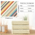 thumbnail image 6 of Yayeee 6 Pack Kitchen Dish Cloths for Washing Dishes Soft Absorbent Microfiber Towels, Striped Pattern, 6 of 9