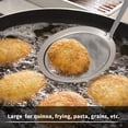 thumbnail image 2 of Fine Mesh Skimmer Spoon, Professional 304 Stainless Steel Hot Pot Fat Strainer for Oil Filter Skimming Grease and Foam, Durable Multi-Functional Kitchen Cooking Mesh Food Strainer Ladle-3 Pack, 2 of 5