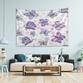 thumbnail image 4 of GZHJMY Elegant Butterfly Tapestry Aesthetic Tapestry for Bedroom Colorful Wall Hanging AestheticFor Room Decor 80" x 60" Inches Gift Decor, 4 of 6