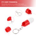 thumbnail image 3 of 5pcs Capsule Style Pill Cases with Key Chains Portable Pill Cases Pill Boxes, 3 of 7