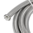 thumbnail image 6 of Unique Bargains 1 Meter Braided  for E85 Car Oil Fuel Gas Line Hose Silver AN8 1/2", 6 of 7
