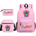 thumbnail image 1 of Stilwell Three-piece Bag, Cartoon Backpack, Student Bag, Leisure Bag siniker, 1 of 2
