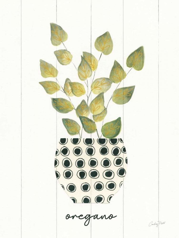 Teacup Floral I on Print Canvas Artwork 20 x 24 Global Gallery Courtney Prahl
