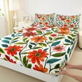 thumbnail image 3 of Castle Fairy Female Men Vintage Flower Bed Sheets,Exotic Style King Sheets, 3 of 7