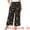 Black, variant on DARING DIVA Women's Plus Palazzo High Waist Wide Leg Pant with Pockets 1X Black