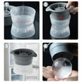 thumbnail image 2 of UPITOR Round Ice Cube Mold - Set of 2,Sphere Ice Maker Ball Molds ,Whiskey Ice Ball Molds, Scotch Ice Sphere for Cocktails Drink, 2 of 7