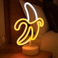 thumbnail image 4 of Boreal Craft Real Star Constellation Projector Neon Signs With Holder Base USB Or Battery Powered Neon Light LED Desktop Wall Decoration Various Parties Decoration Of Business Premises(Banana), 4 of 7