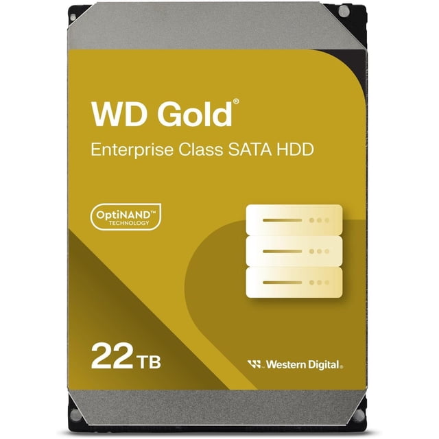 Disco Duro WD SATA 22TB 3.5' GOLD Western Digital