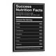thumbnail image 1 of Cuadro decorativo Frases - Success Nutrition Facts en canvas tamaño 40 x 60 cm Canvas Lab Canvas forma vertical tamaño 40 x 60, 1 of 2