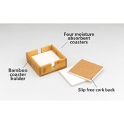 7155-Ceramic Coaster Set with holder
