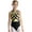 Black, variant on CHICTRY Kids Girls Sleeveless Striped One Piece Gymnastics Leotard Tumbling Bodysuits Dancewear Royal Blue 10