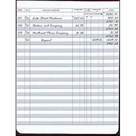 Secretary Deskbook Check Register - Size 6 3/8 x 8 1/4 - Quantity 1 Register
