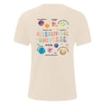 thumbnail image 6 of BUWTTED Men's T Shirts Autism Awareness Letter Print Short Sleeve Casual Crew Neck Tees Comfortable Loose Graphic Beige Shirt L, 6 of 6