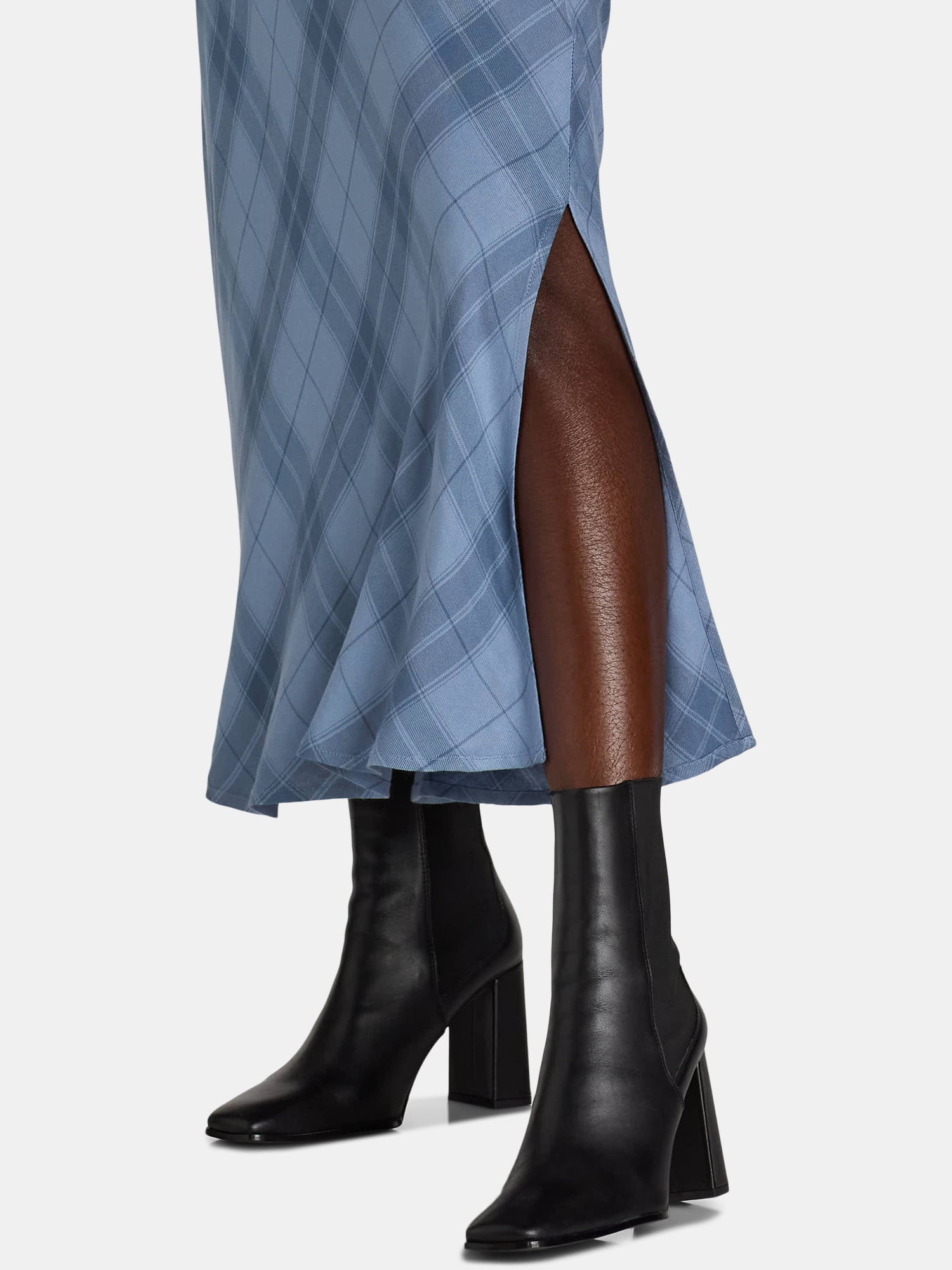Time and Tru Women's Satin Maxi Slip Skirt, Sizes XS-XXXL