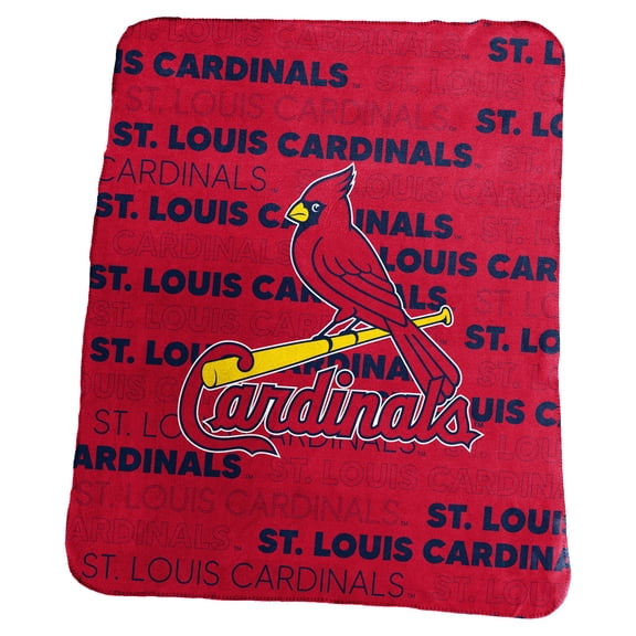 Logo Brands St. Louis Cardinals 50" x 60" Classic Fleece Throw Blanket