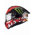 thumbnail image 2 of Casco De Moto Mt Helmets Targo S Piqueras B5 Rojo Brillo Mica Humo, 2 of 5