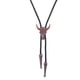 thumbnail image 5 of Corbatas doradas para hombre Sonducket accesorios de ropa ajustables de vaquero americano collar estilo occidental regalo de corbata con metal rojo, 5 of 6